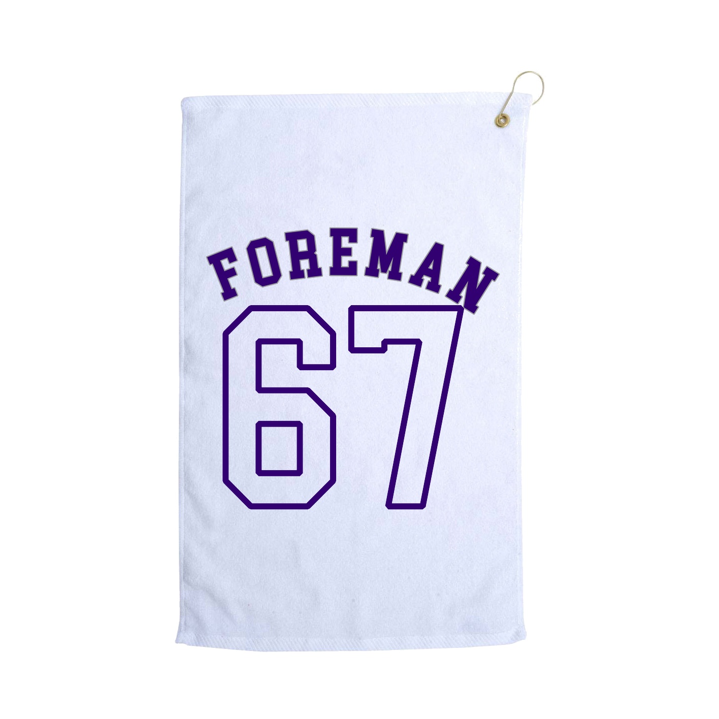 Golf Towel — Shirsey Arch in White