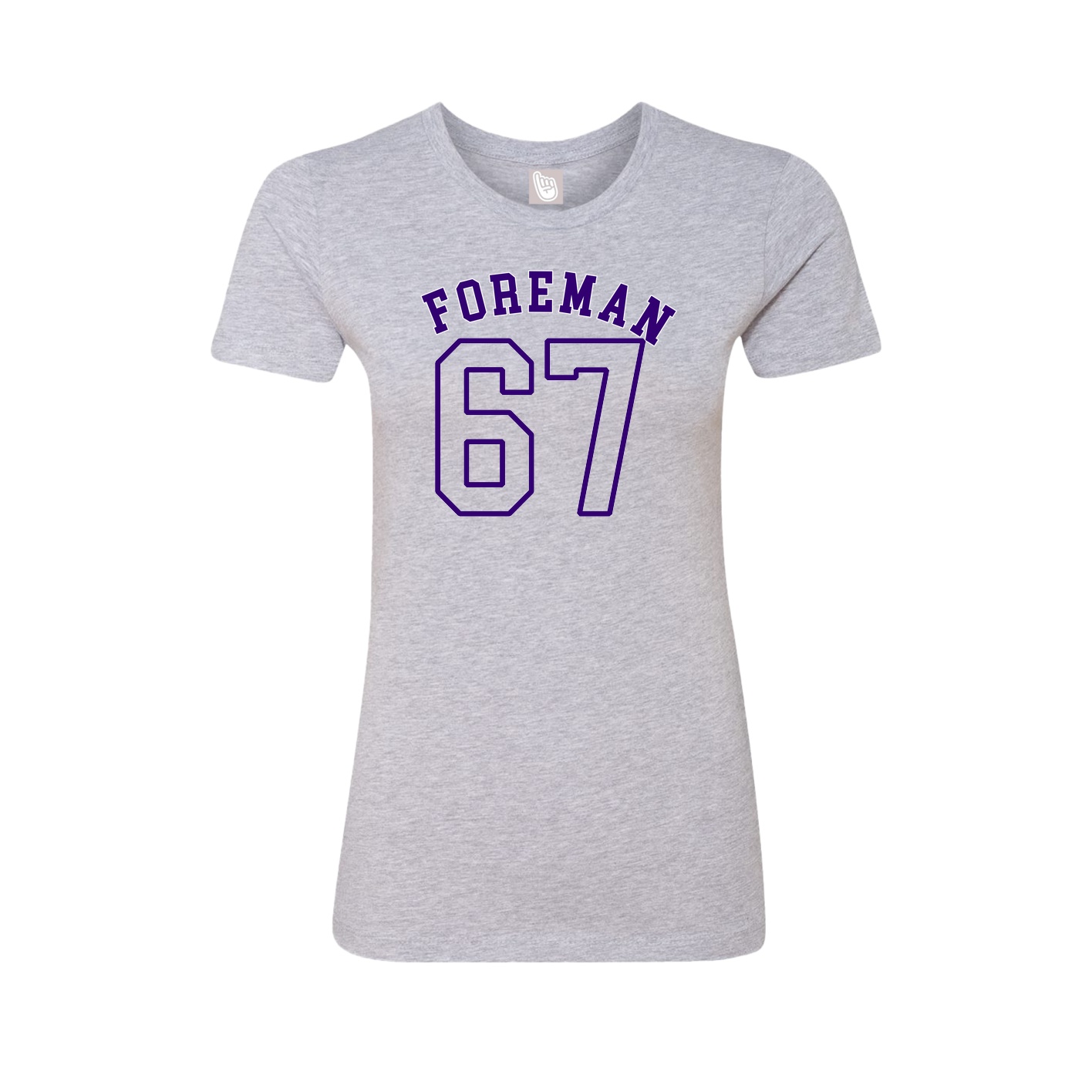 Fitted Women's Tee — Shirsey Arch in Grey
