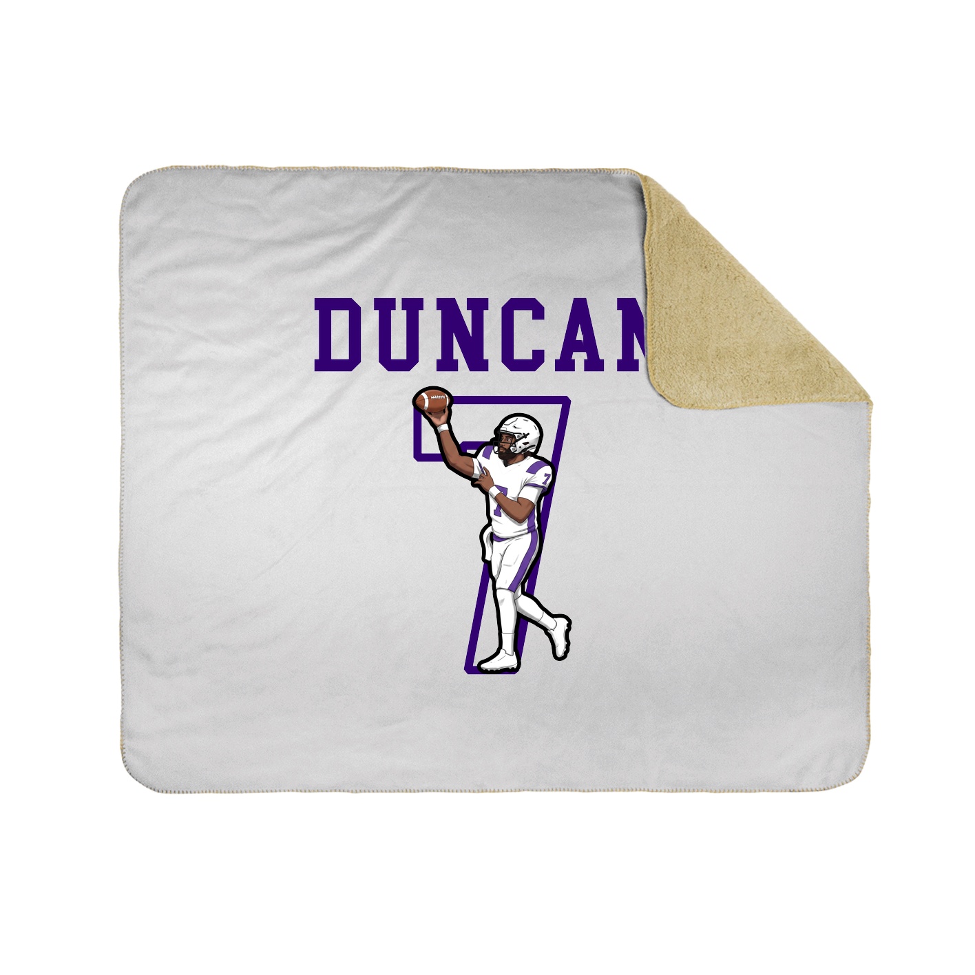 Throw Blanket — Shirsey in White