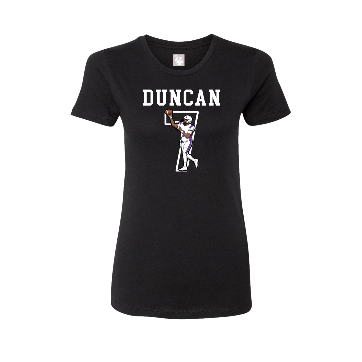 Fitted Women's Tee — Shirsey in Black