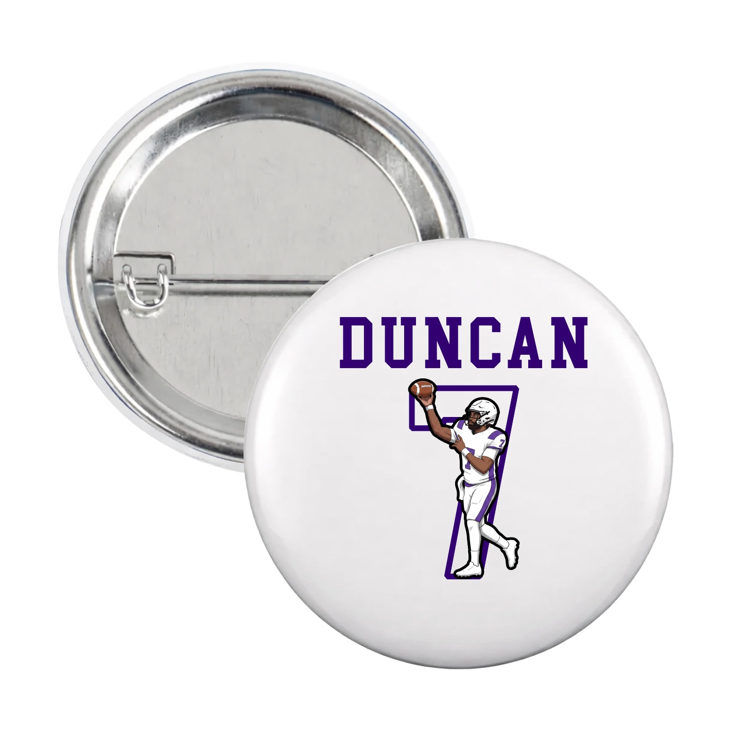 Game Day Button — Shirsey in White