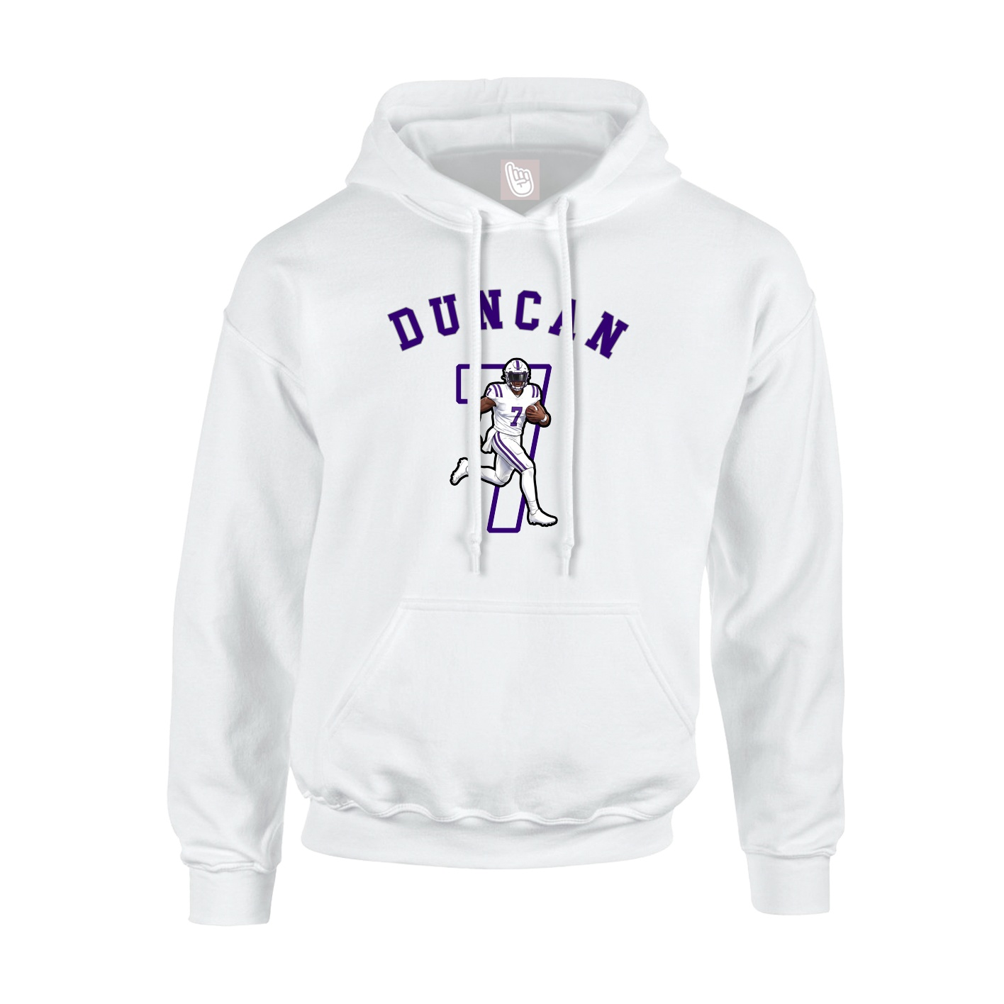 Hoodie — Shirsey Arch in White