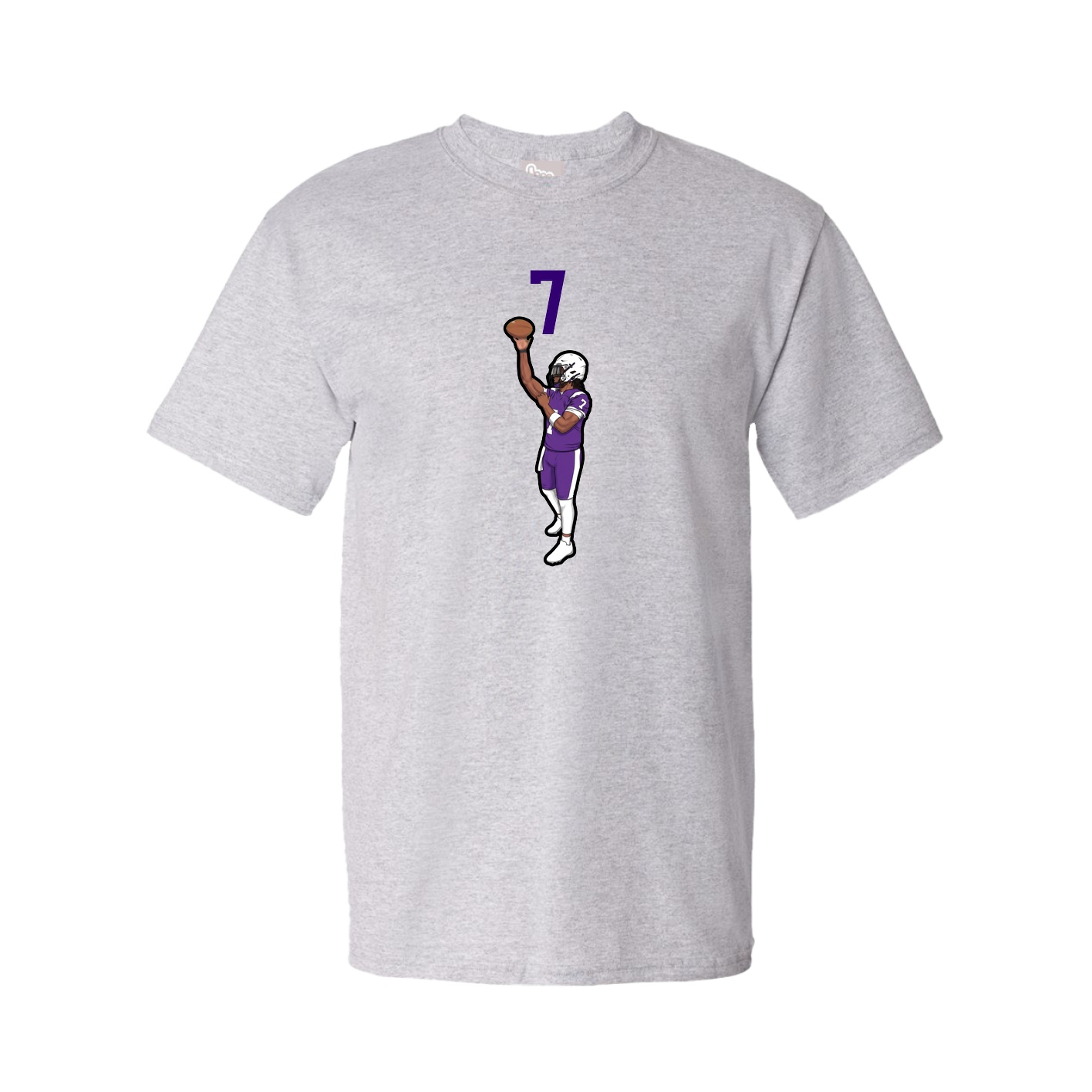 Tee — Number Top in Grey