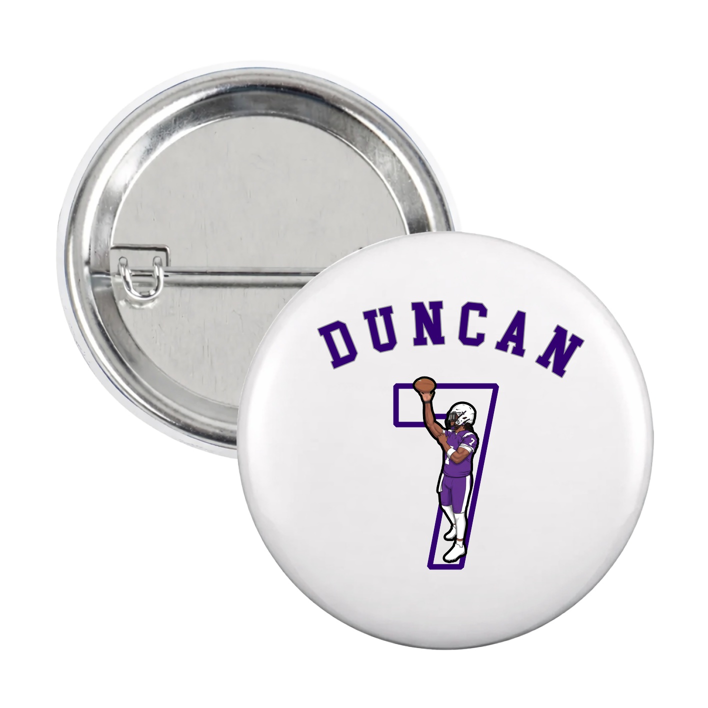 Game Day Button — Shirsey Arch in White