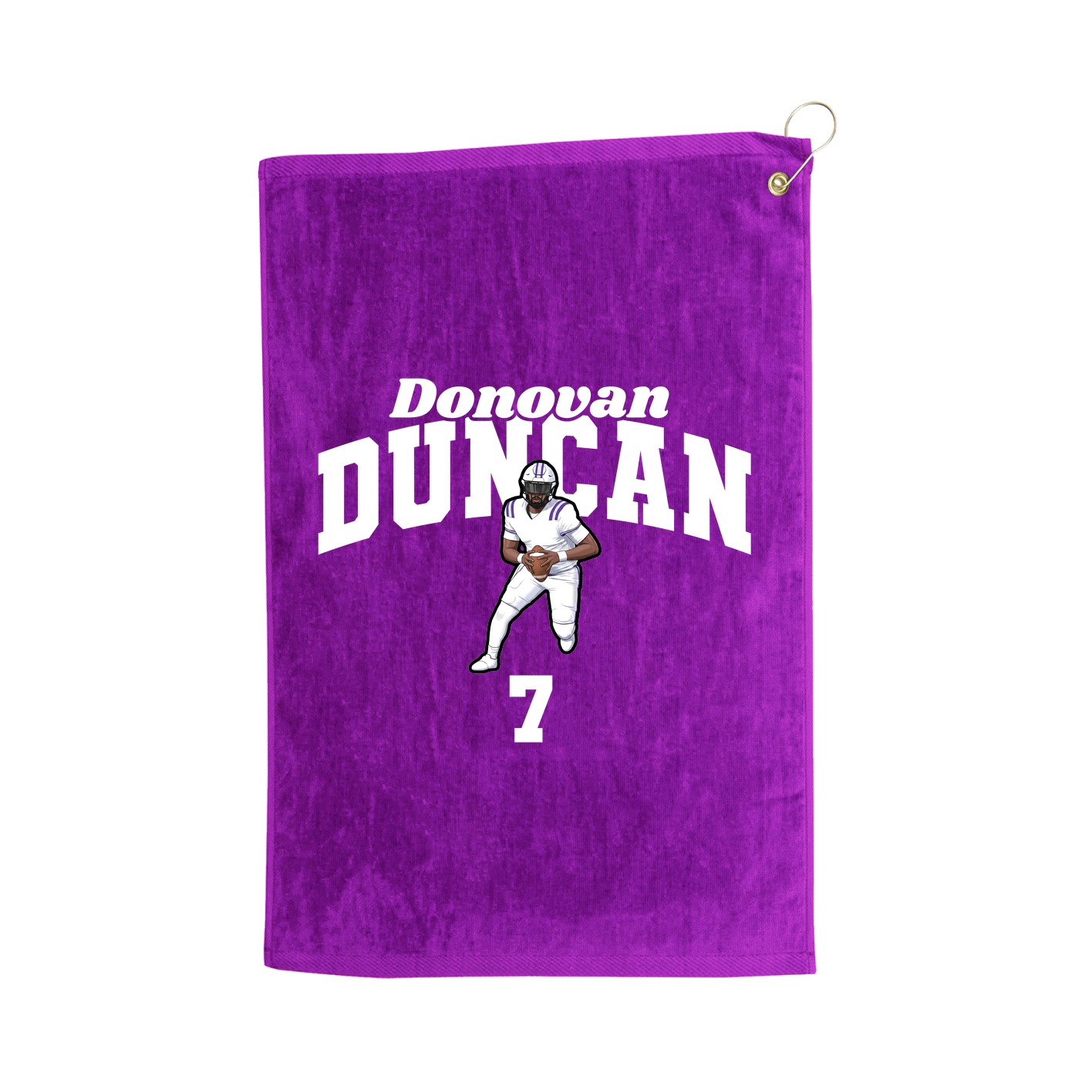 Golf Towel — Signature Arch in Purple