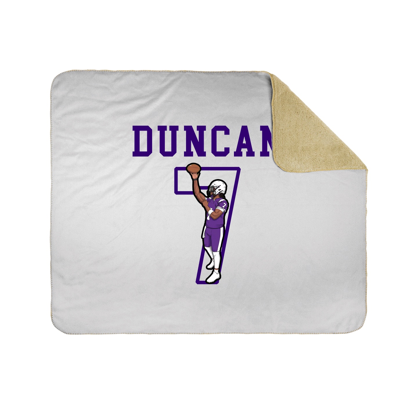 Throw Blanket — Shirsey in White
