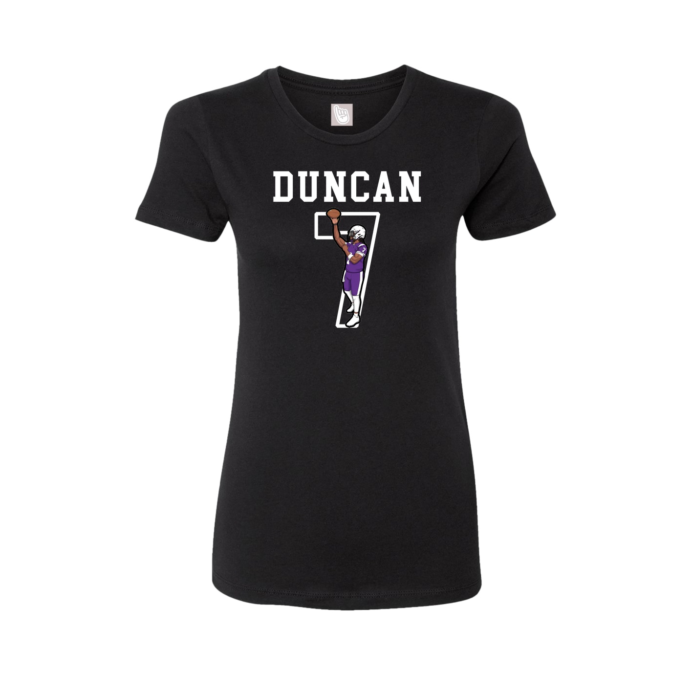 Fitted Women's Tee — Shirsey in Black