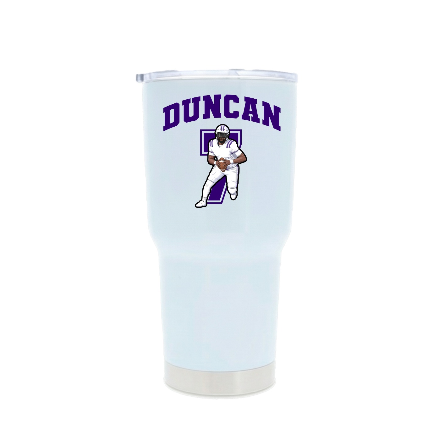 30oz Stainless Steel Tumbler — Number in White