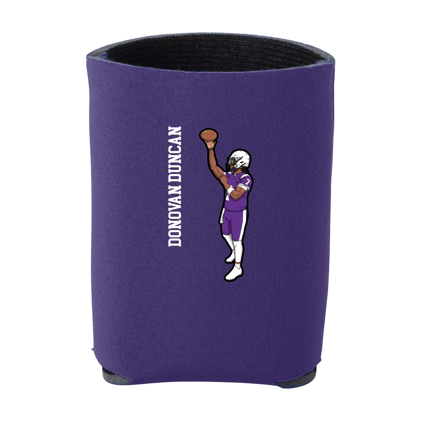 Can Holder — Name Vertical in Purple