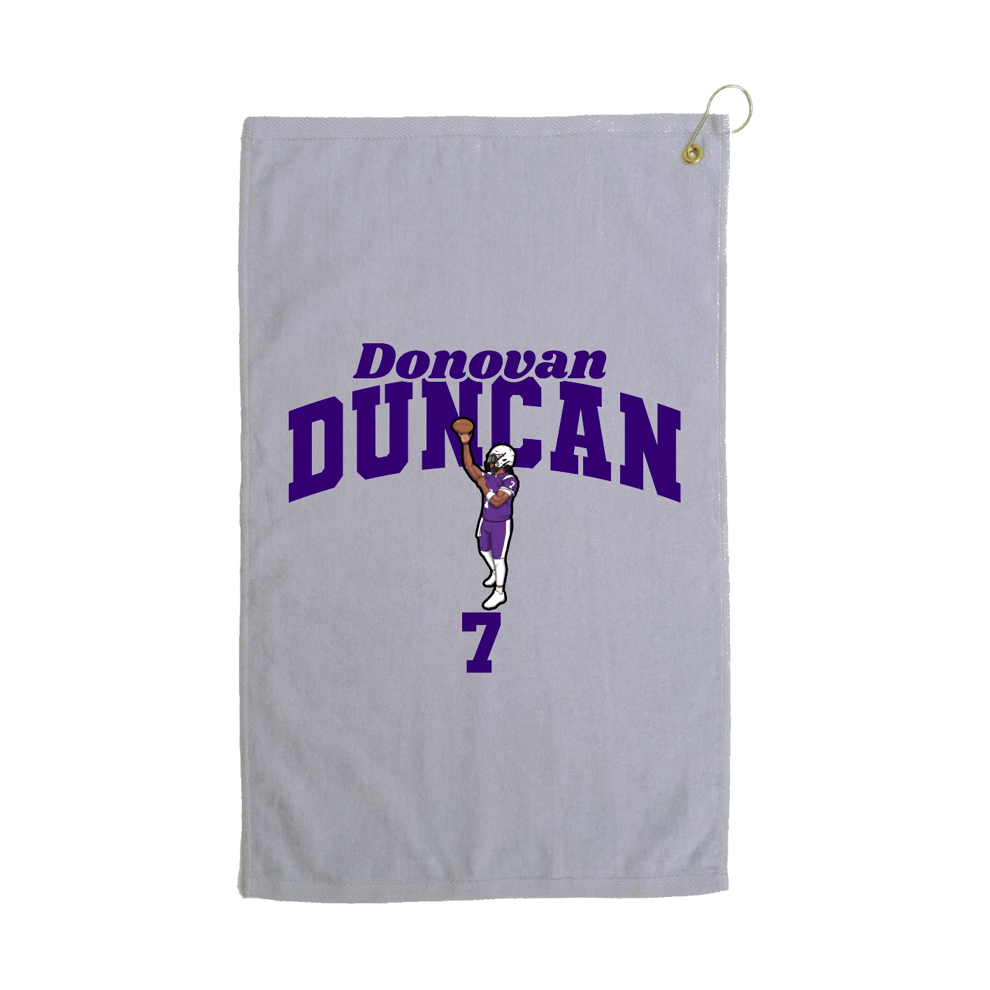 Golf Towel — Signature Arch in Grey