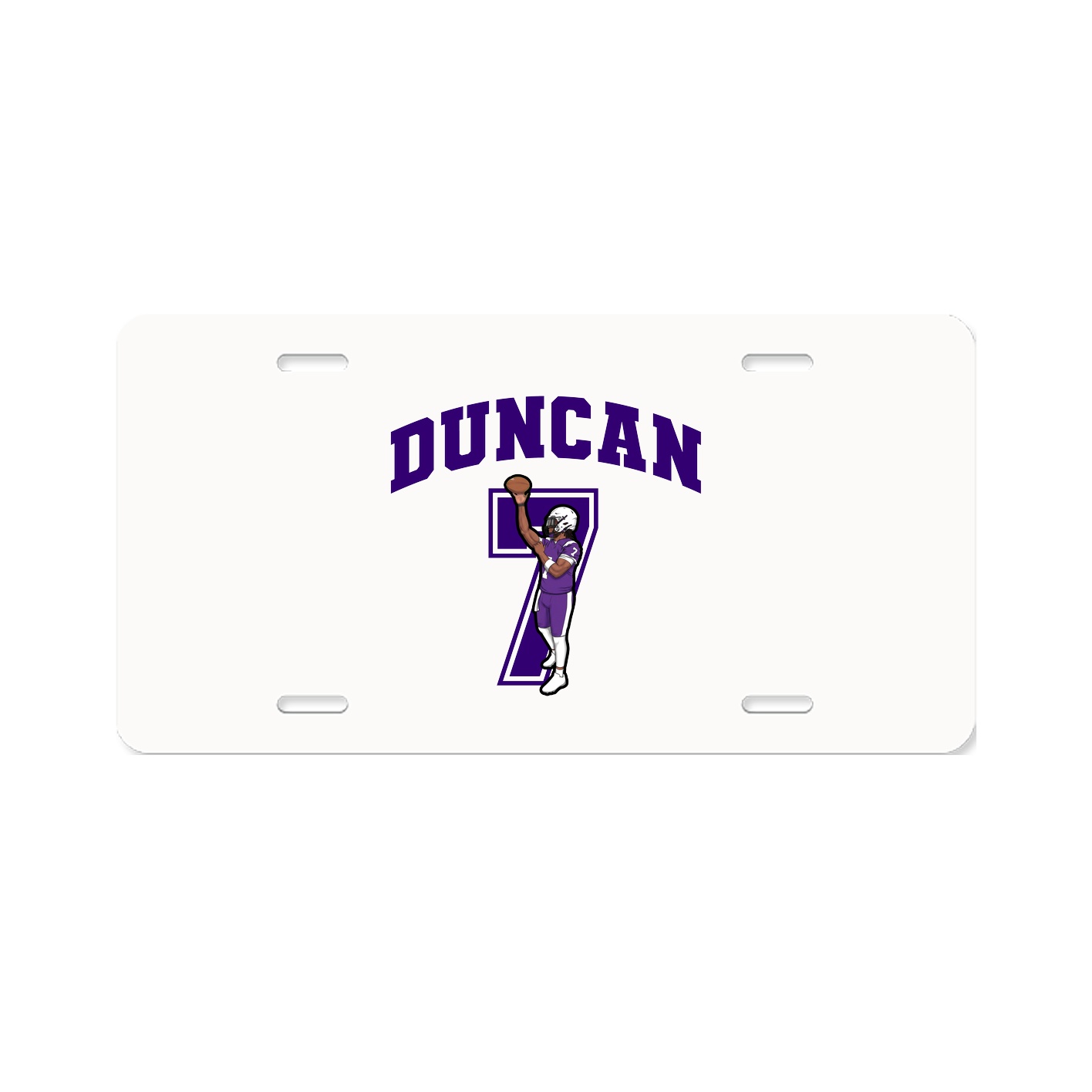 License Plate — Number in Classic