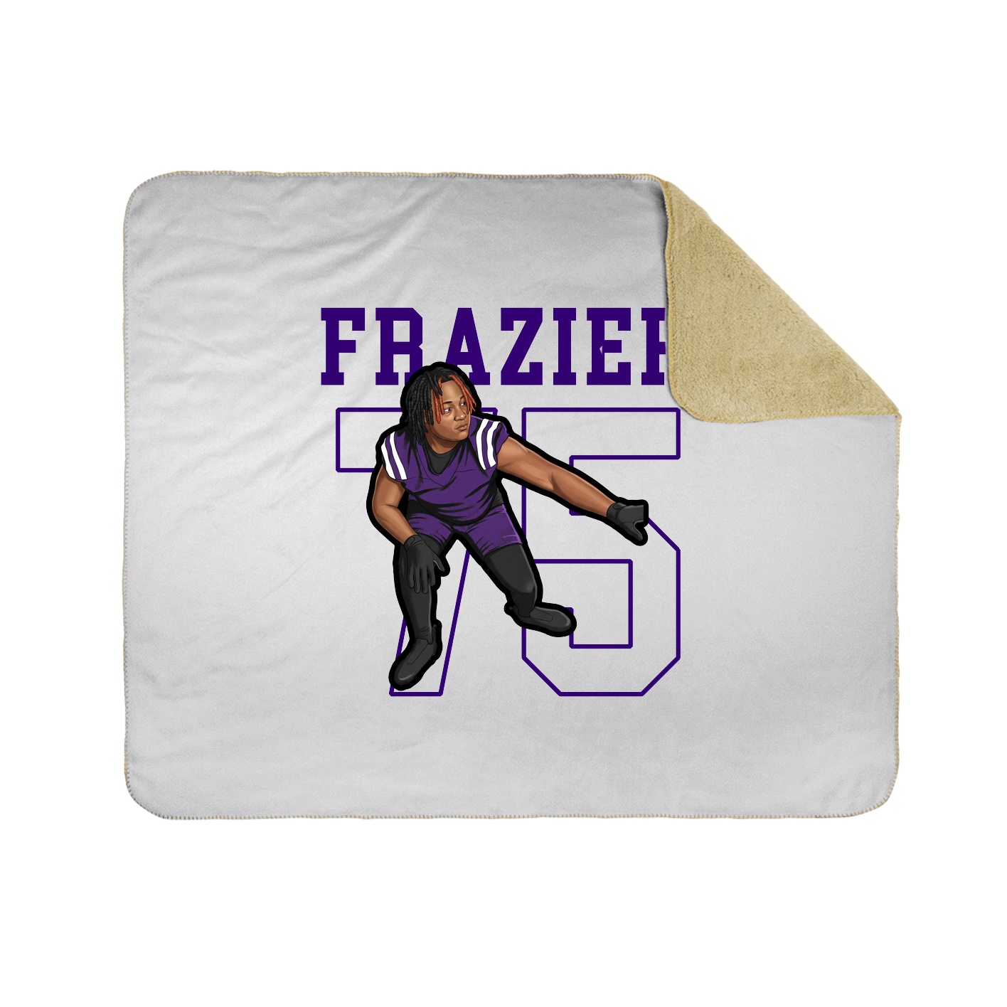 Throw Blanket — Shirsey in White