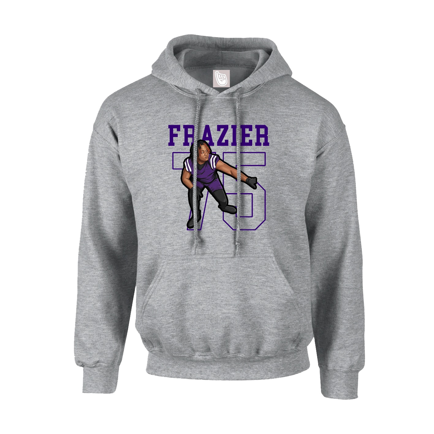 Hoodie — Shirsey in Grey
