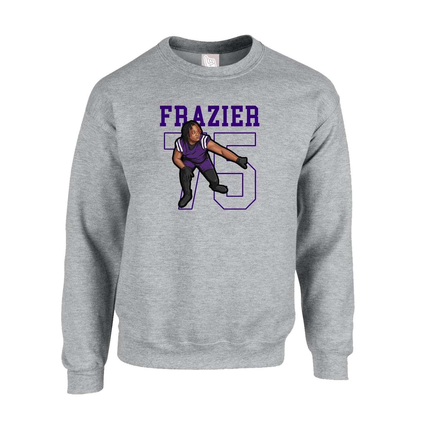Fleece Crew — Shirsey in Grey