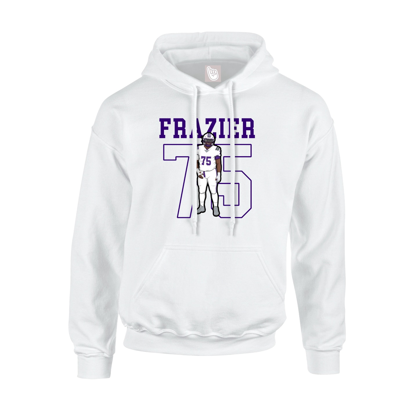 Youth Hoodie — Shirsey in White