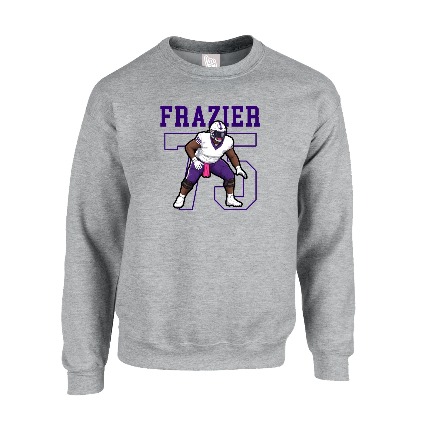 Fleece Crew — Shirsey in Grey