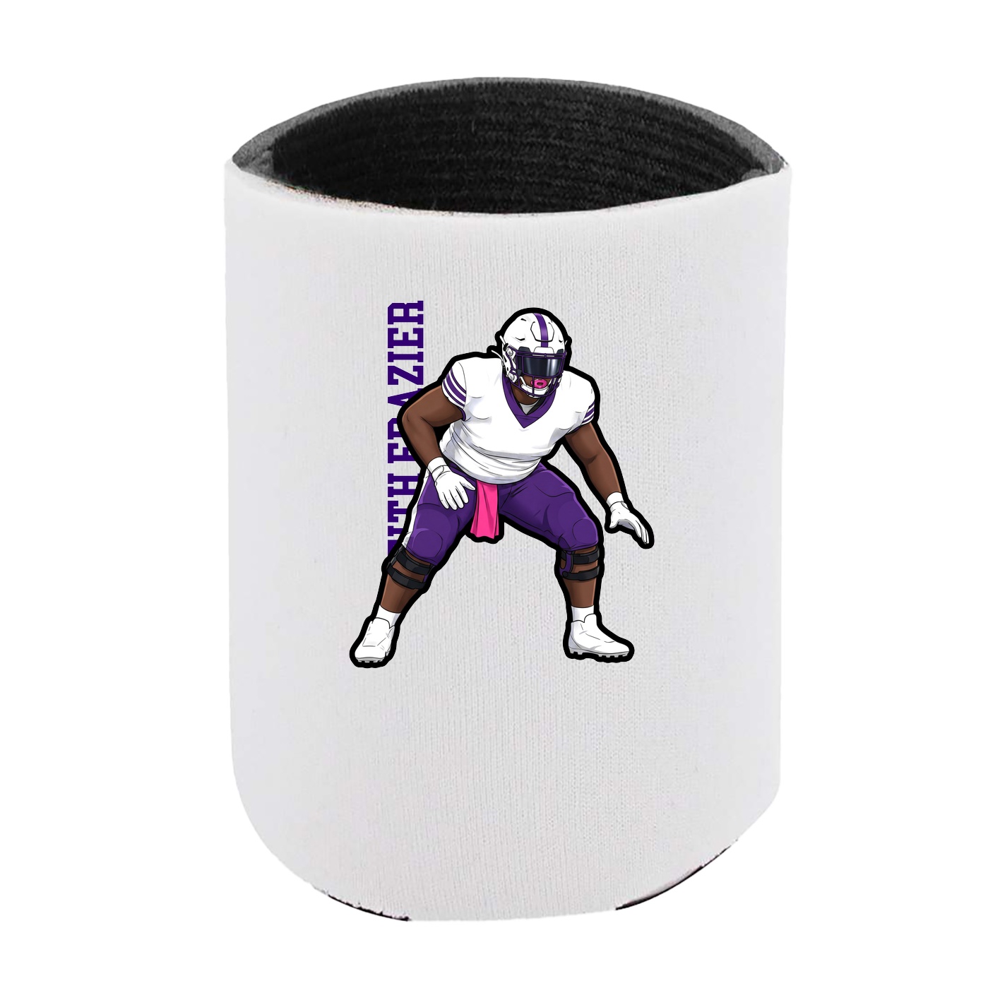Can Holder — Name Vertical in White