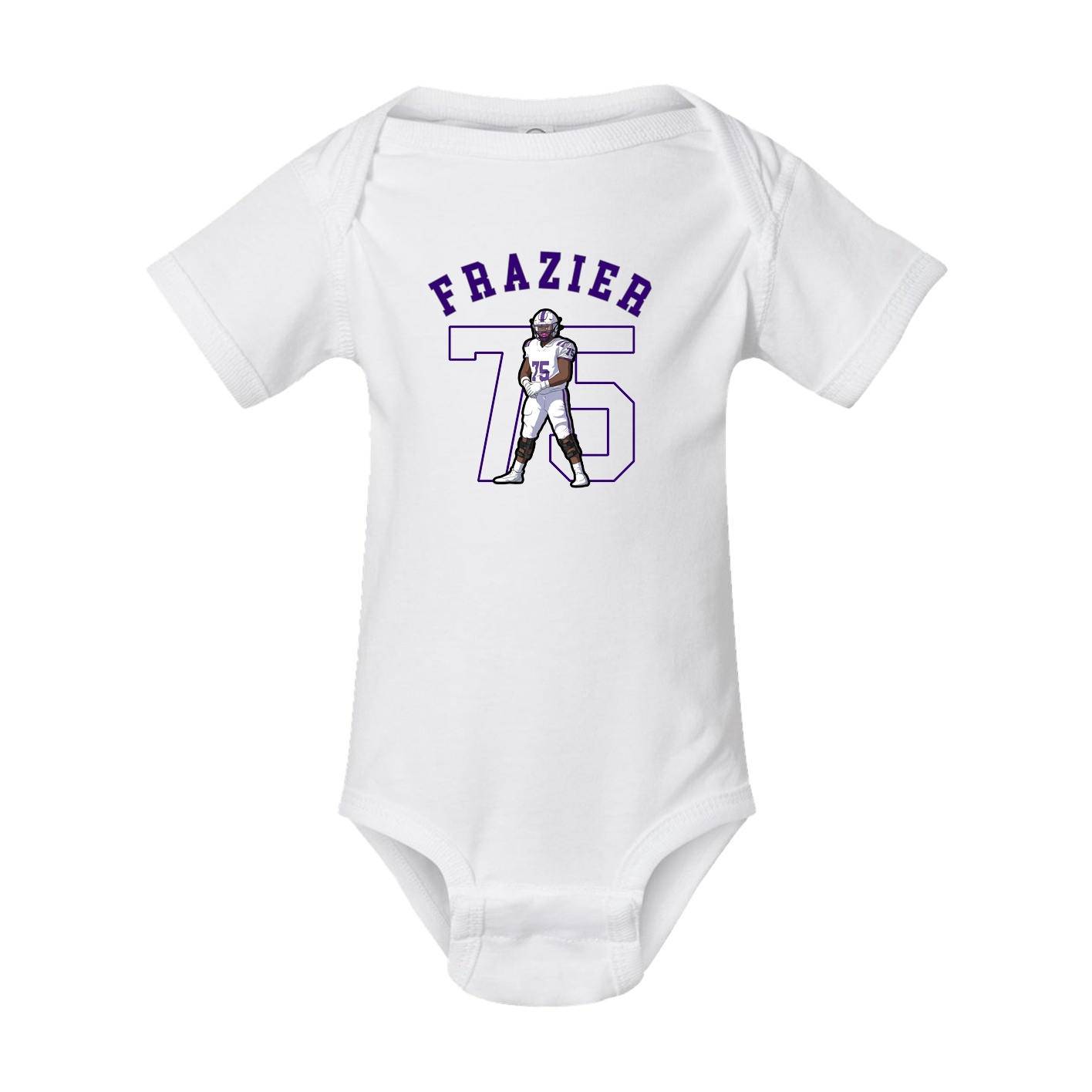 Baby Onesie — Shirsey Arch in White