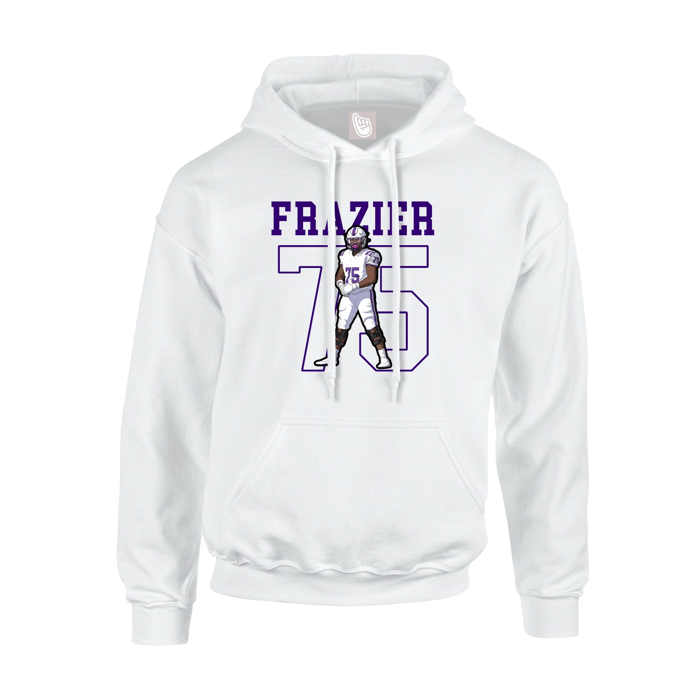 Hoodie — Shirsey in White