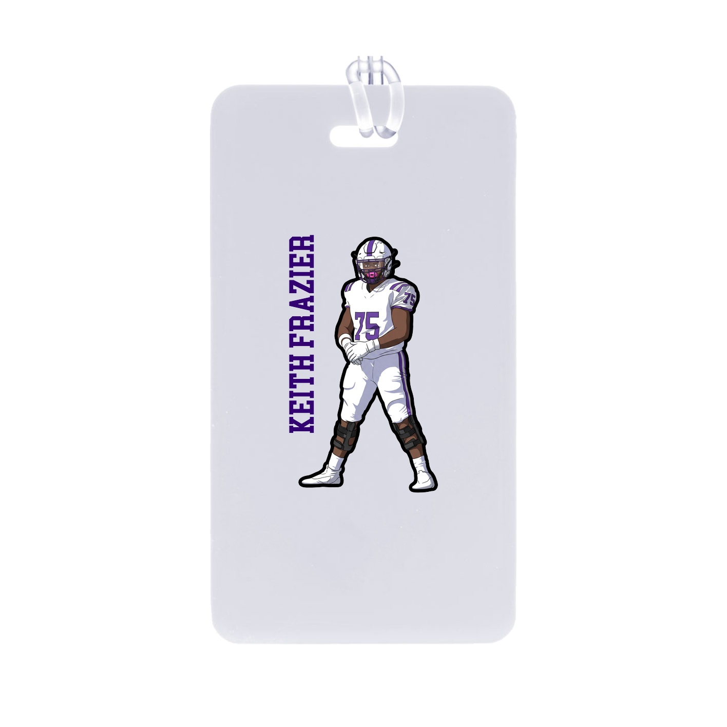 Bag Tag — Name Vertical in Classic