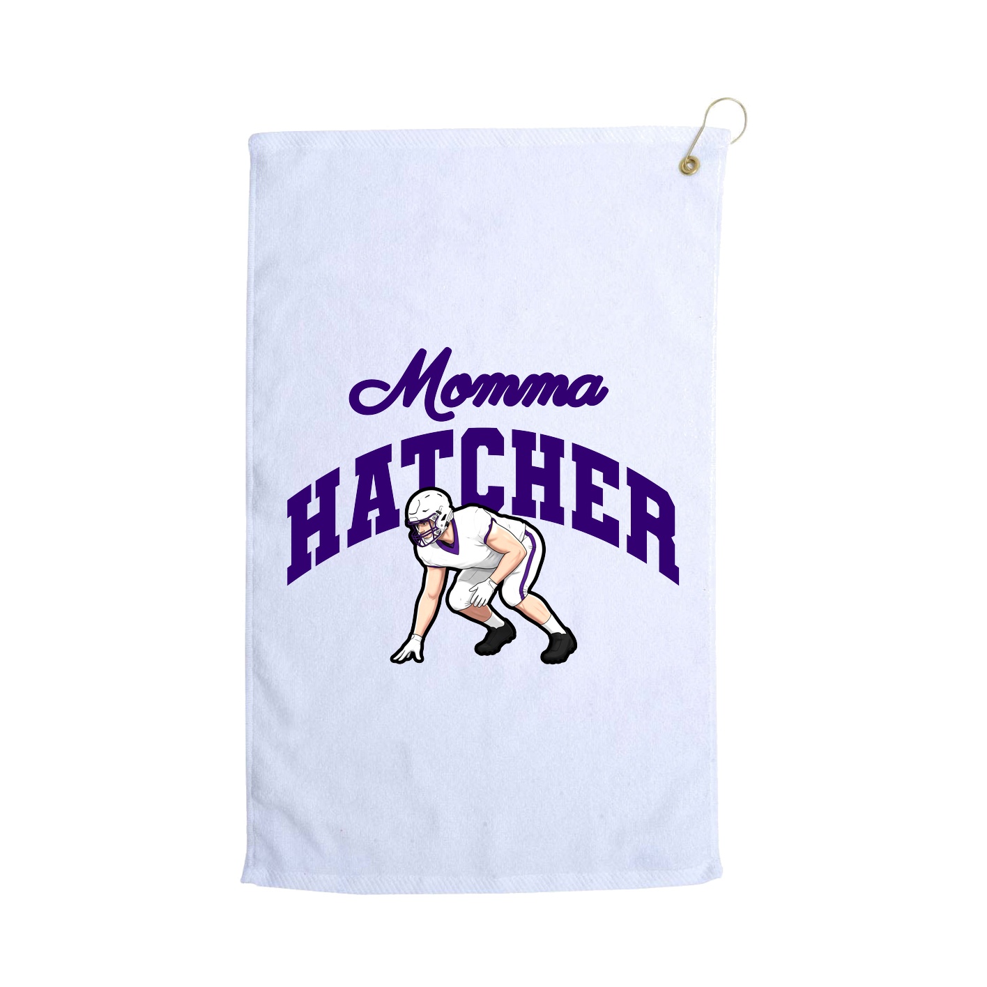 Golf Towel — Mothers Day Arch in White
