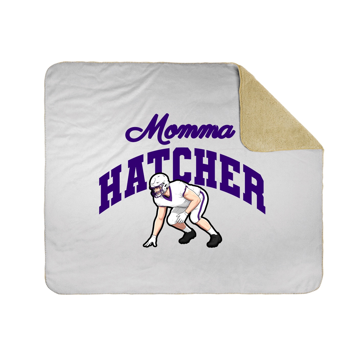 Throw Blanket — Mothers Day Arch in White