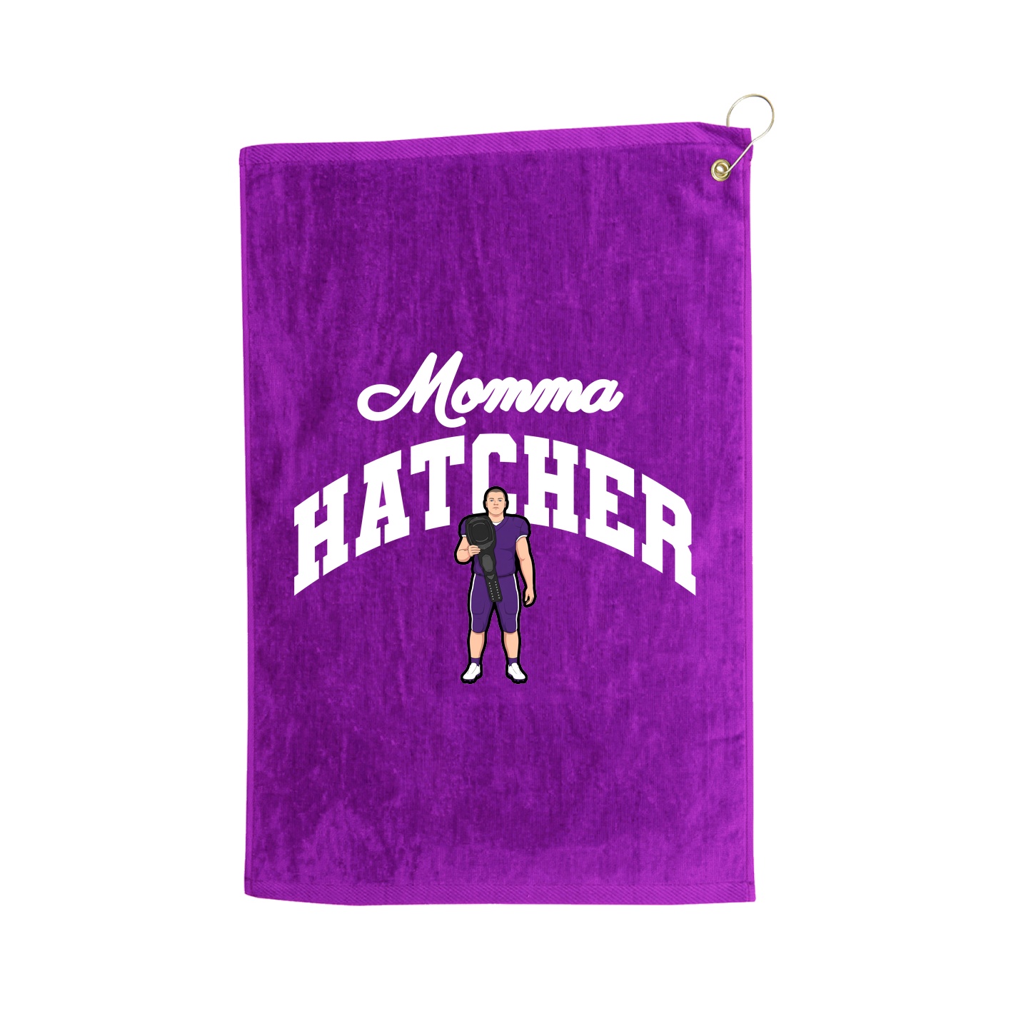 Golf Towel — Mothers Day Arch in Purple