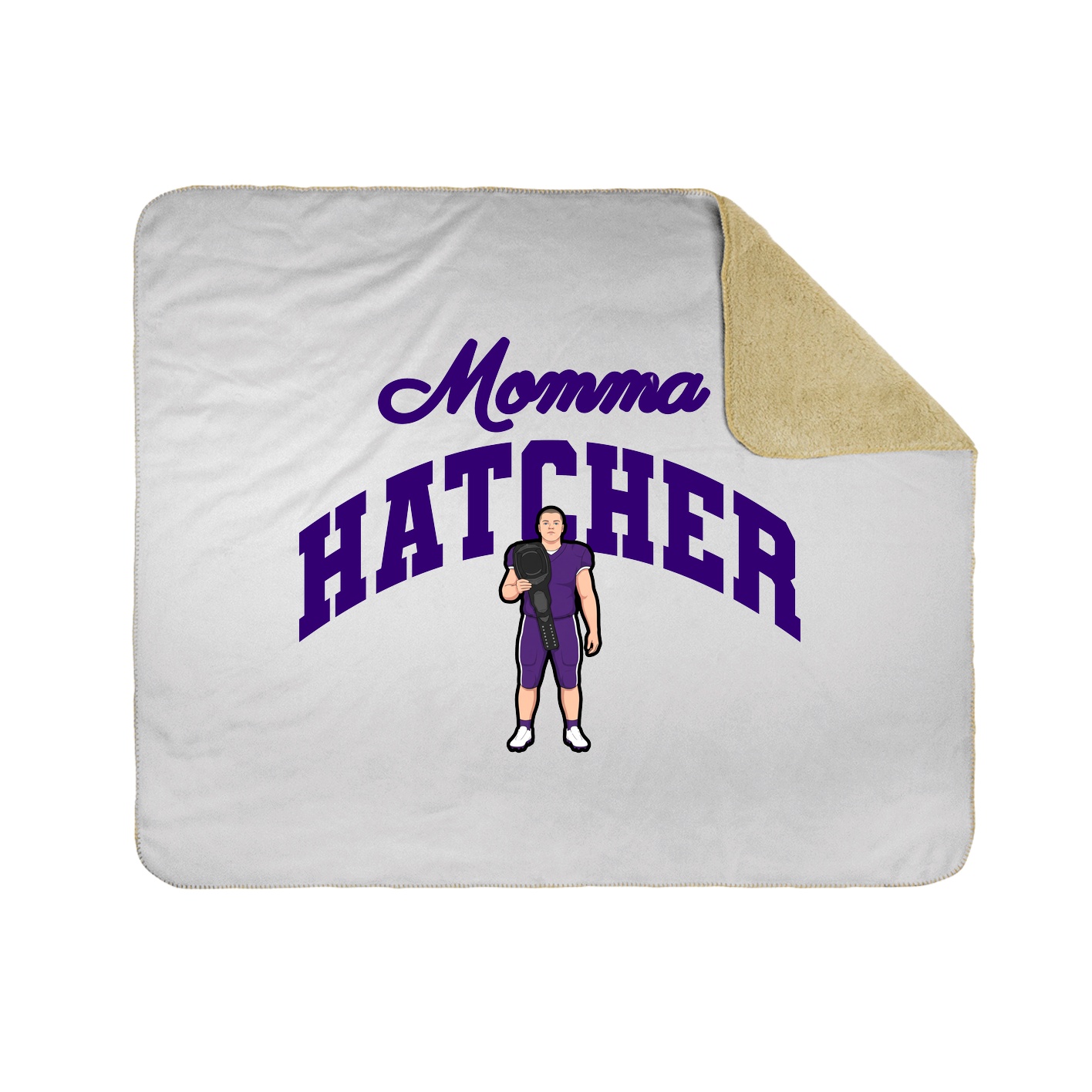 Throw Blanket — Mothers Day Arch in White