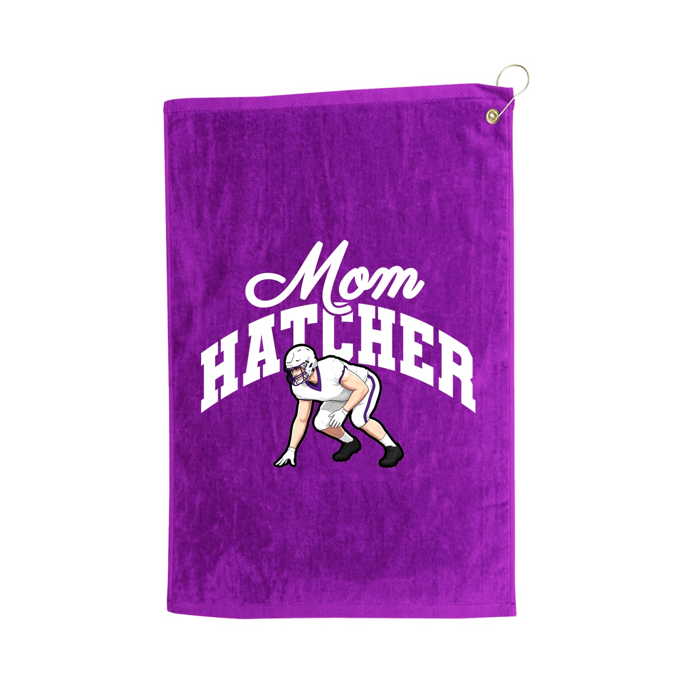 Golf Towel — Mothers Day Arch in Purple