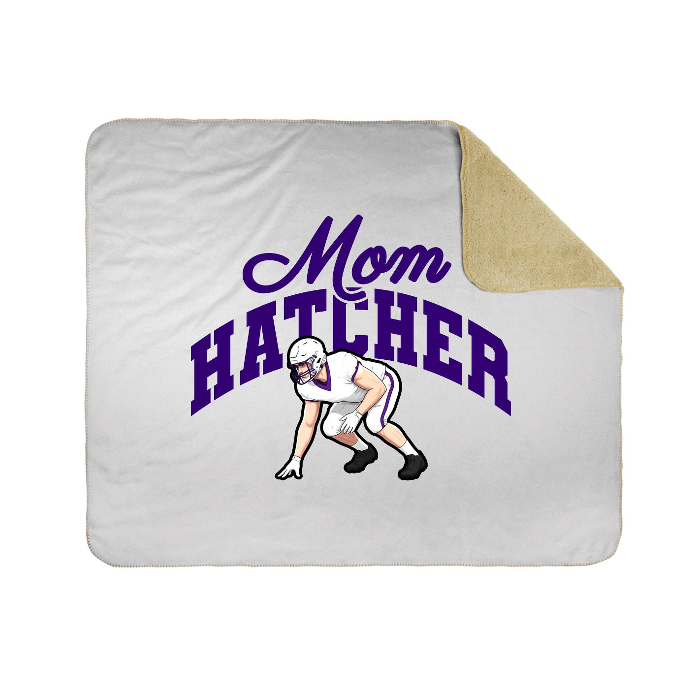 Throw Blanket — Mothers Day Arch in White