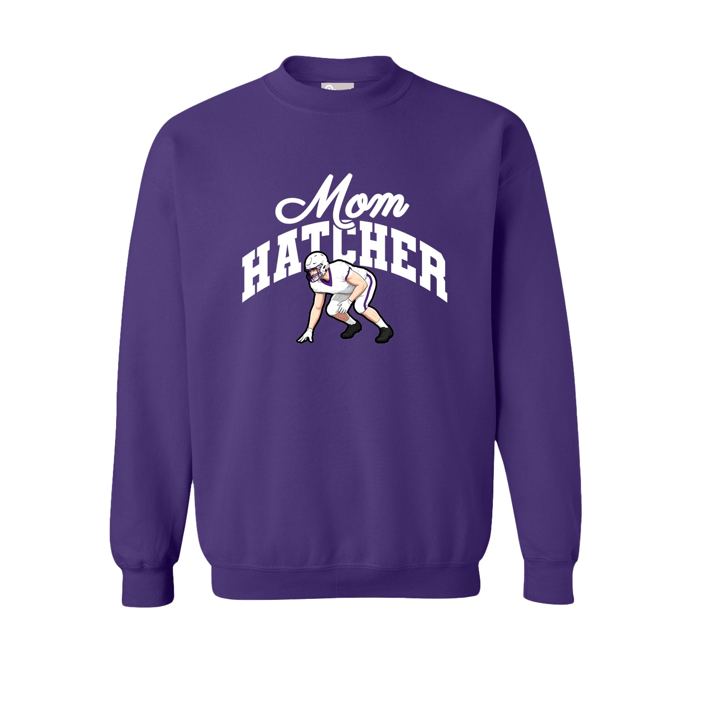 Fleece Crew — Mothers Day Arch in Purple
