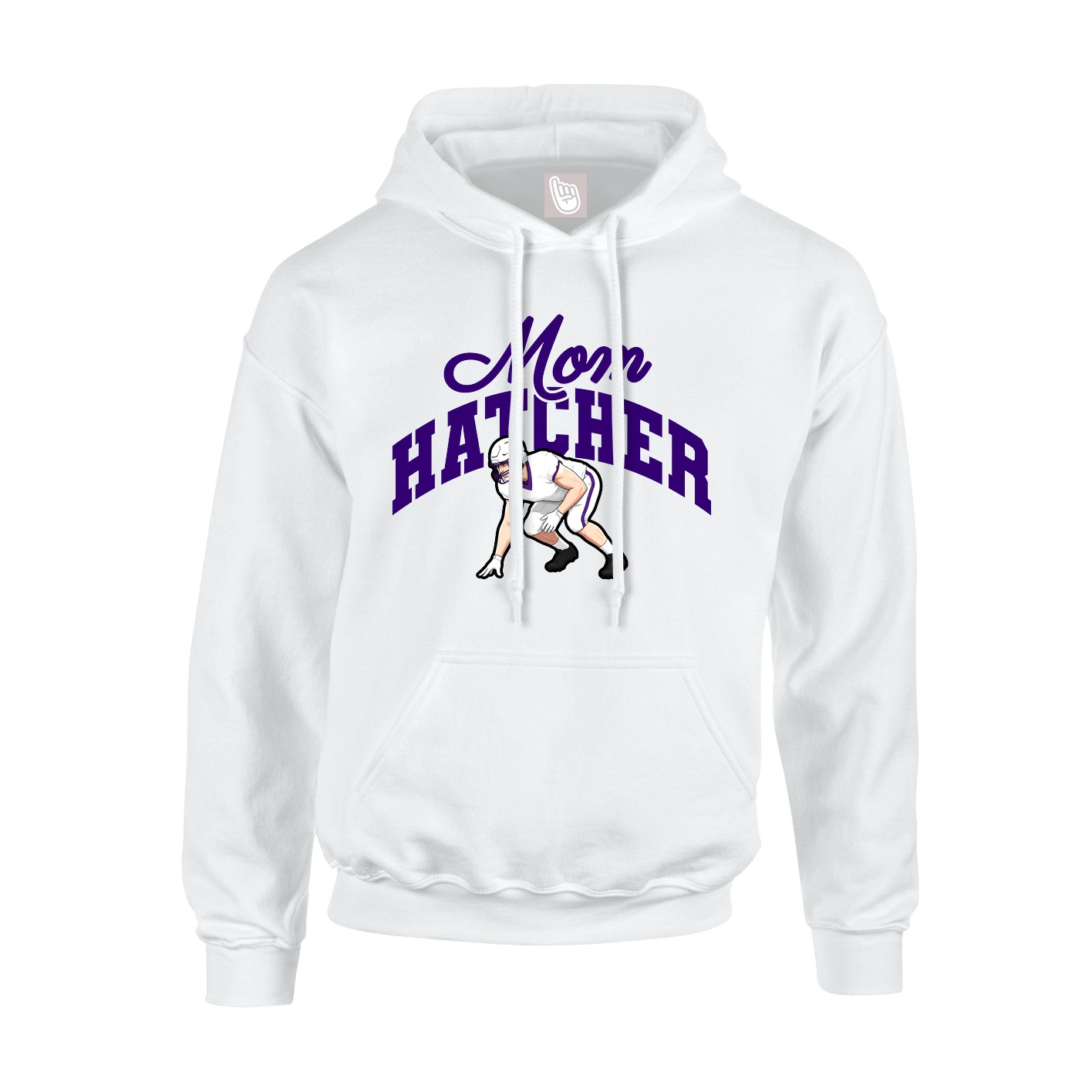 Youth Hoodie — Mothers Day Arch in White