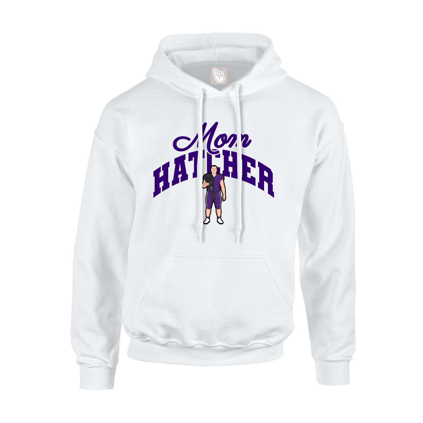 Hoodie — Mothers Day Arch in White