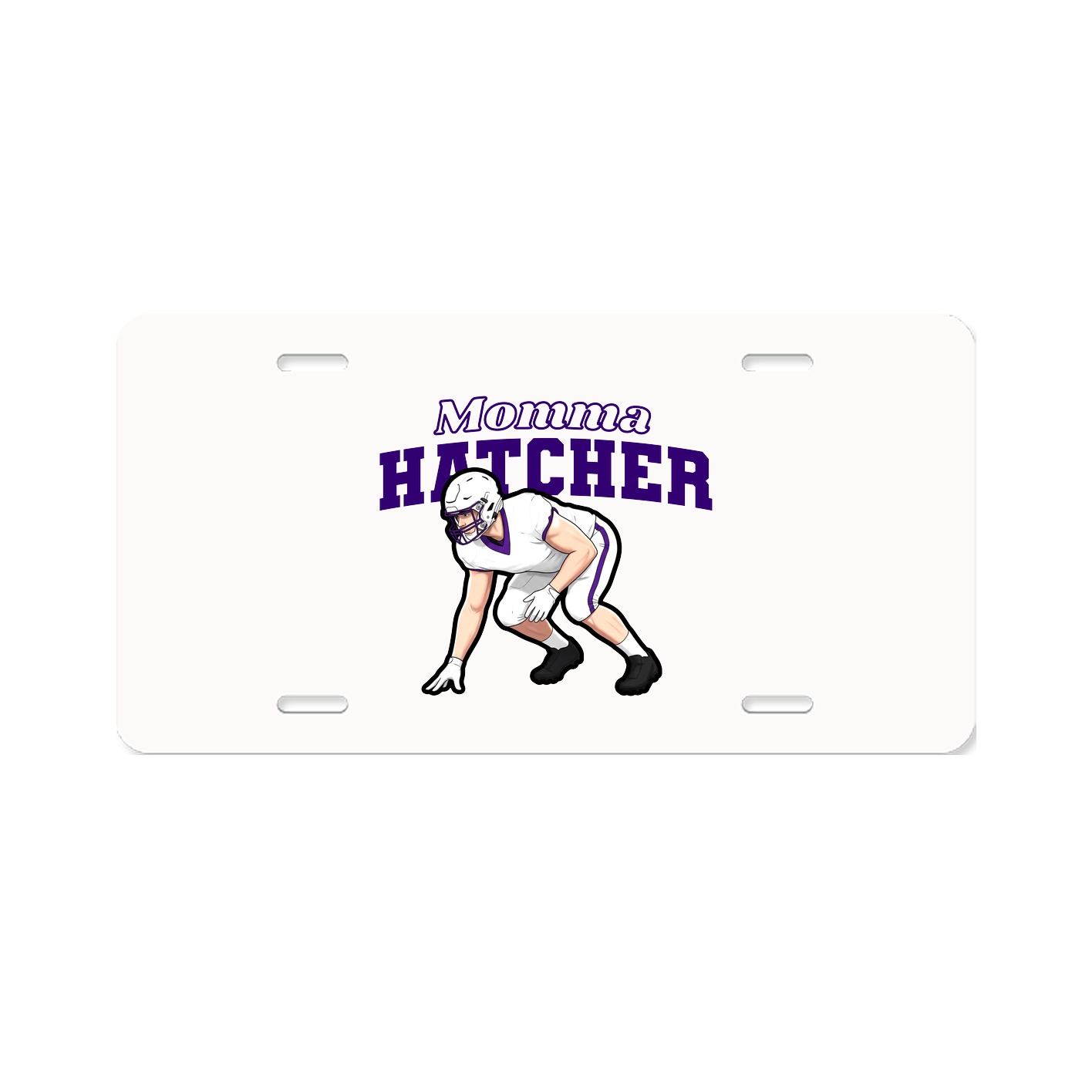 License Plate — Mothers Day Block in Classic