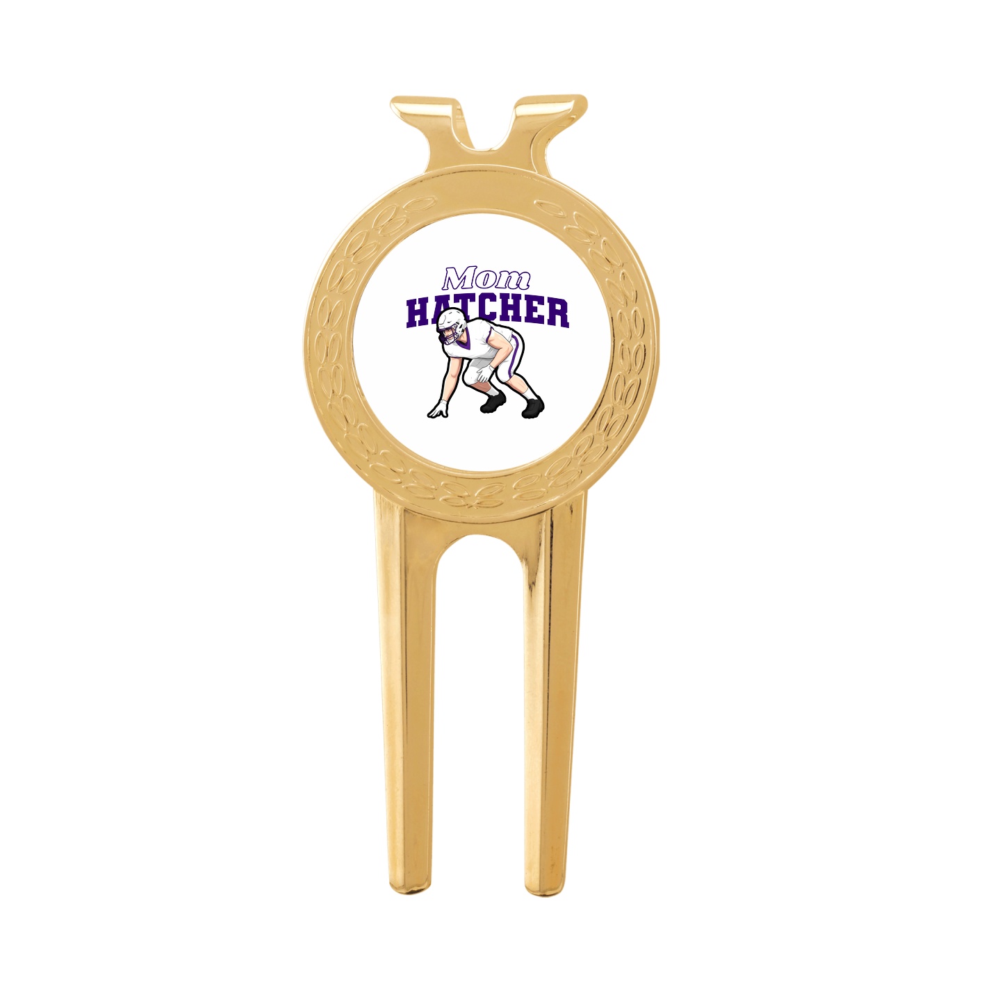 Divot Tool with Ball Marker — Mothers Day Block in Classic