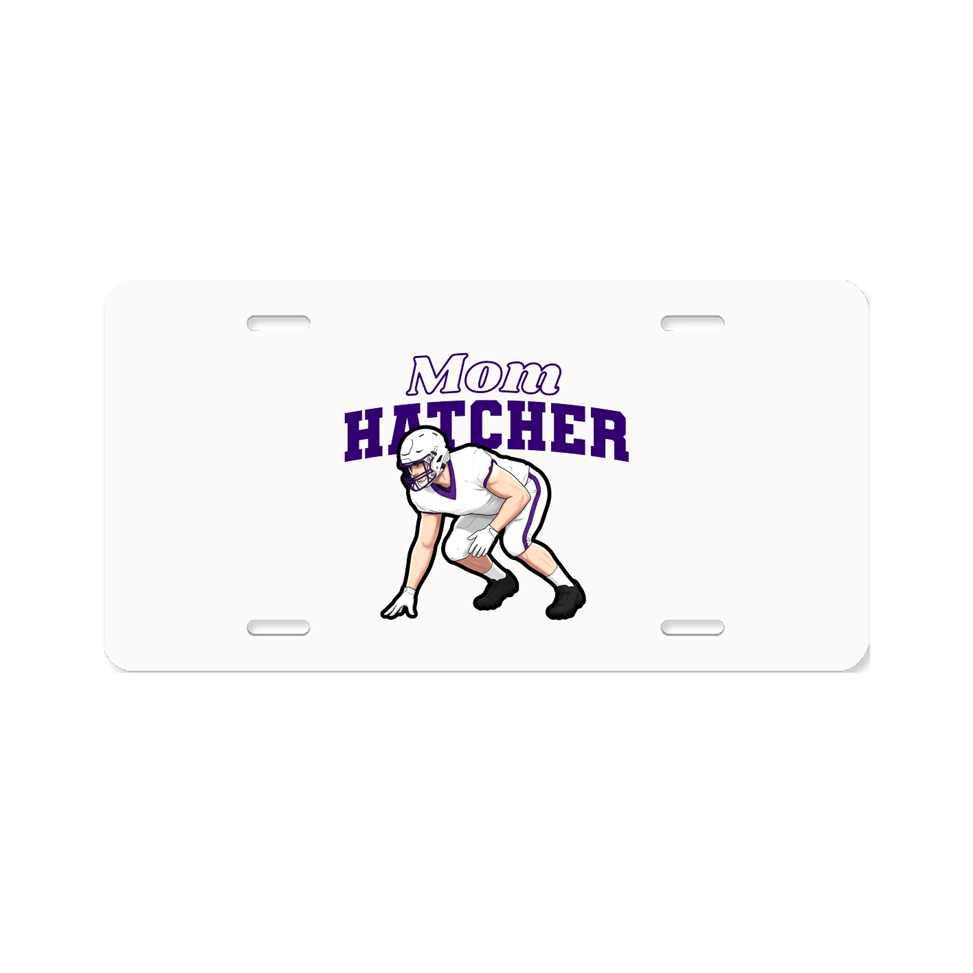 License Plate — Mothers Day Block in Classic