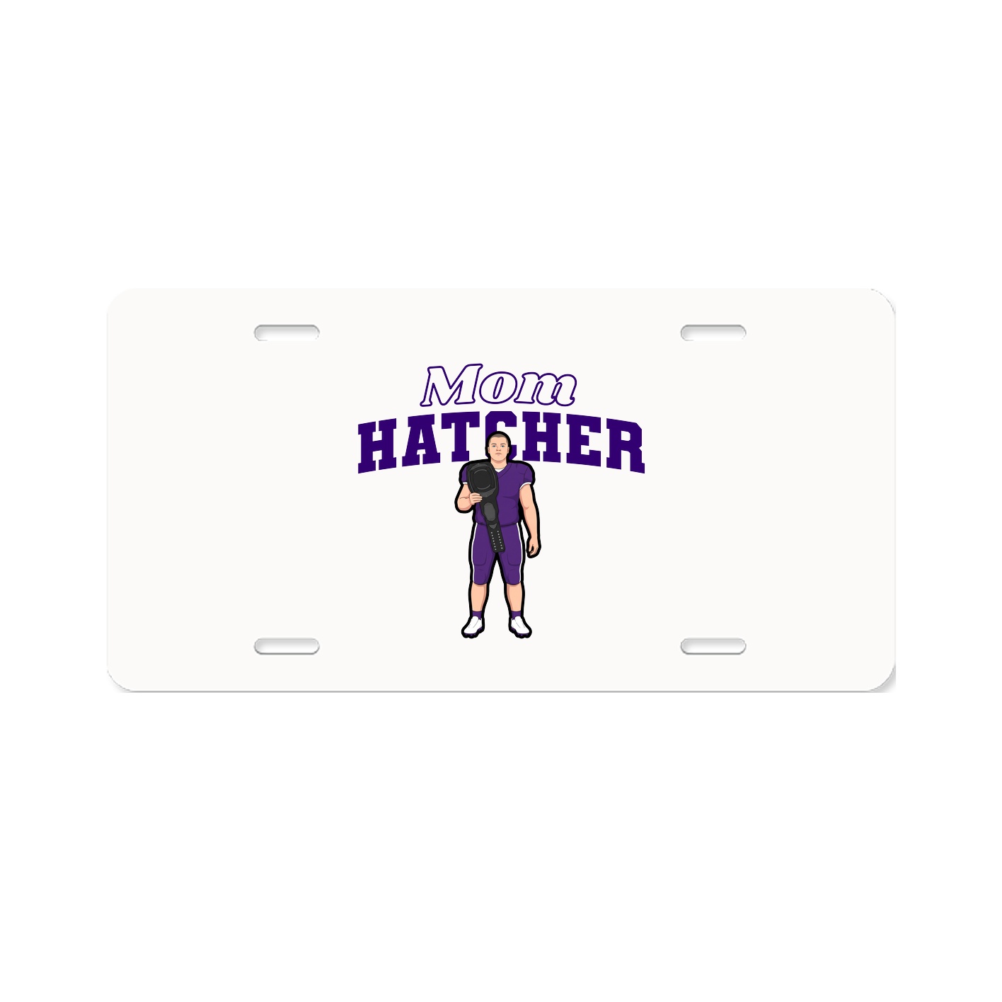 License Plate — Mothers Day Block in Classic