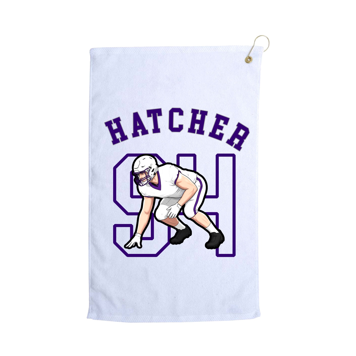 Golf Towel — Shirsey Arch in White