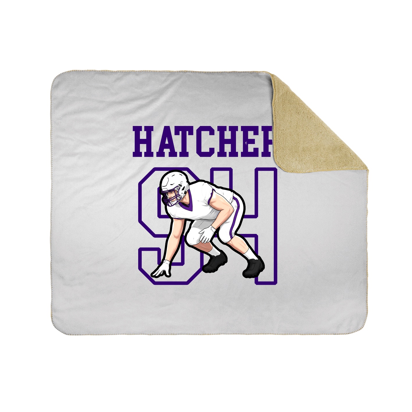 Throw Blanket — Shirsey in White