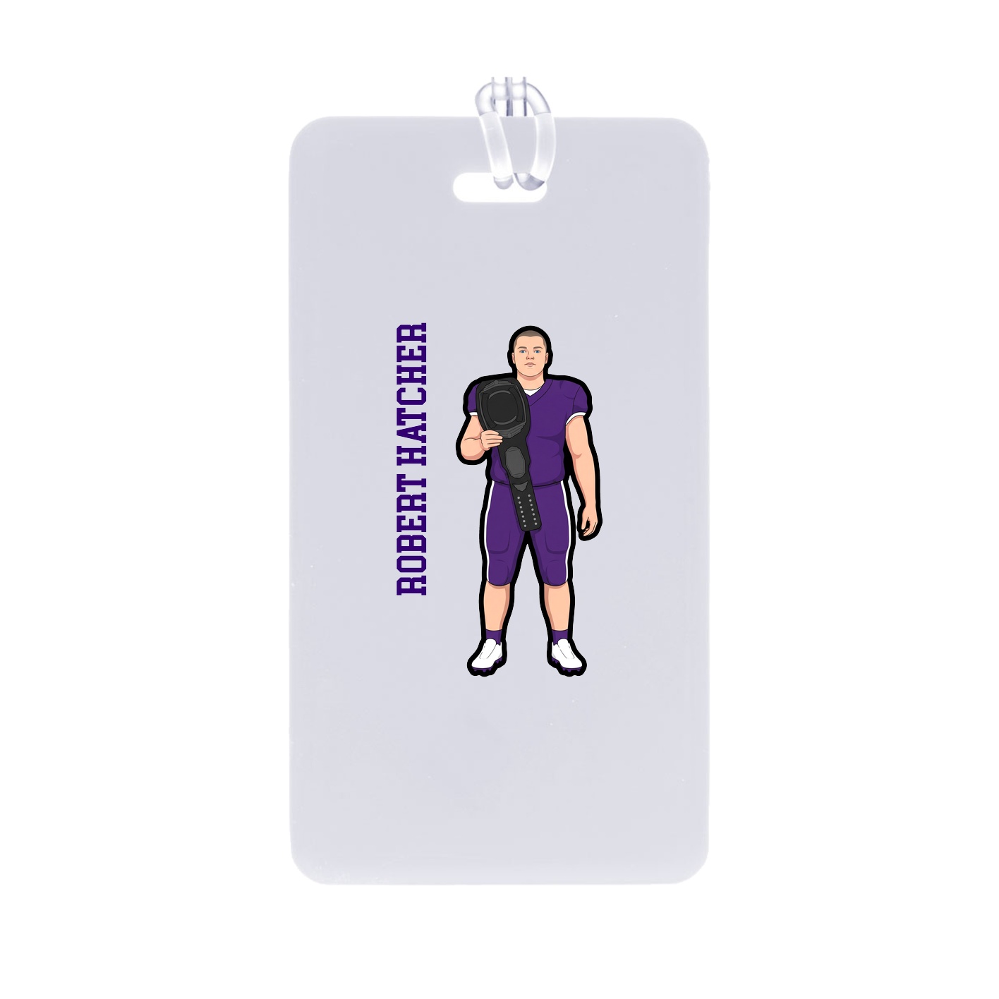 Bag Tag — Name Vertical in Classic
