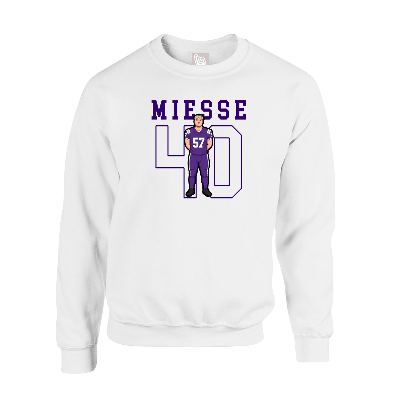 Fleece Crew — Shirsey in White