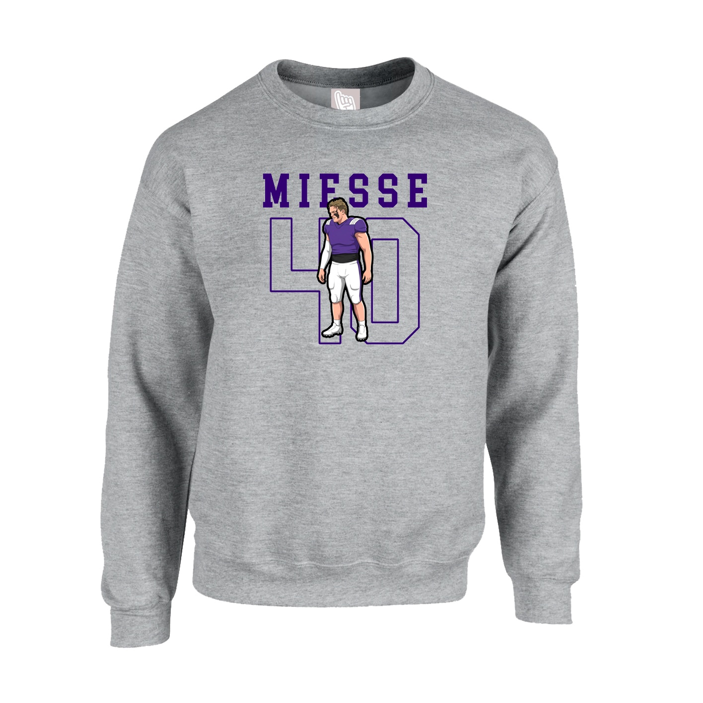 Fleece Crew — Shirsey in Grey