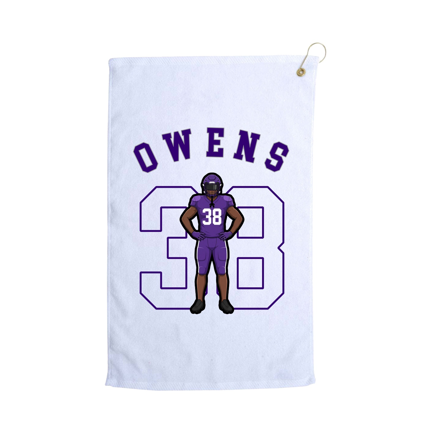 Golf Towel — Shirsey Arch in White