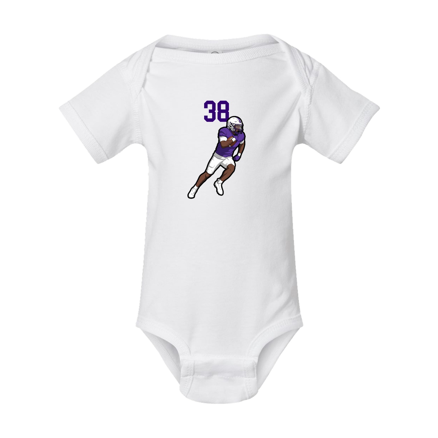 Baby Onesie — Number Top in White