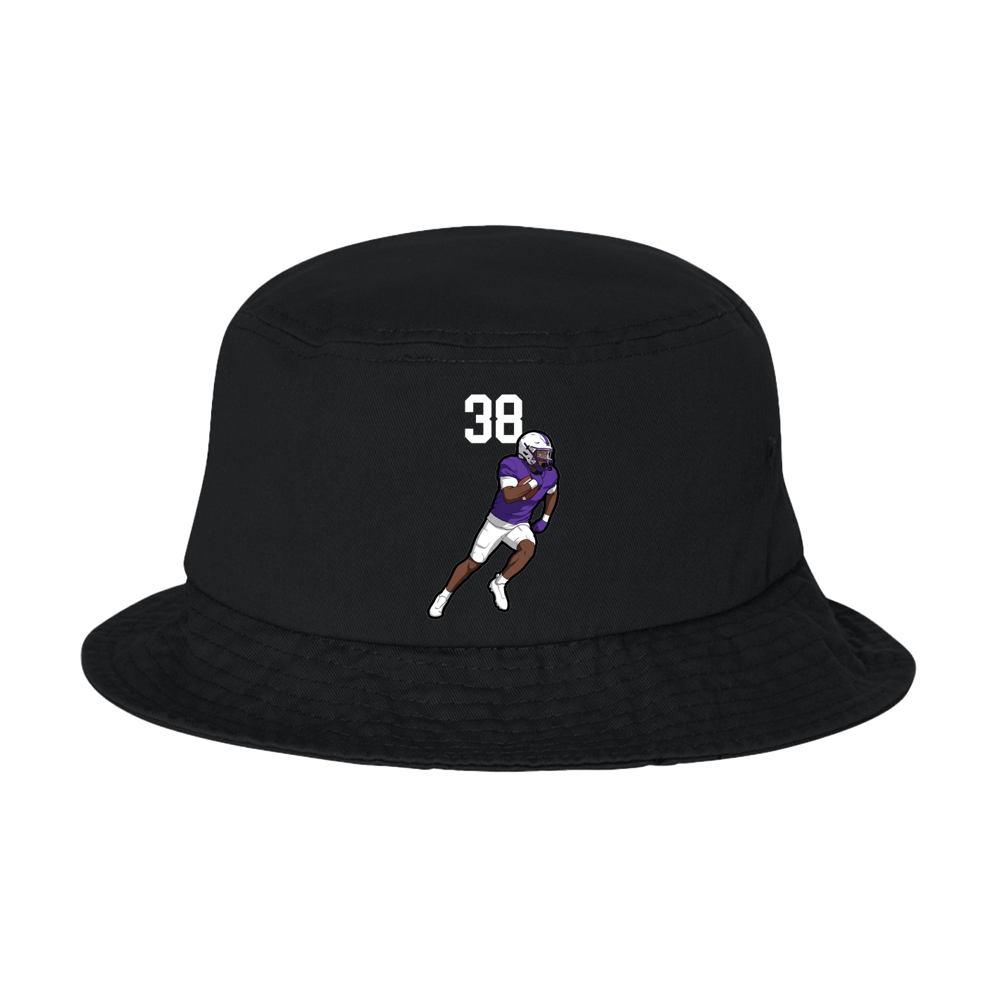 Bucket Cap — Number Top in Black
