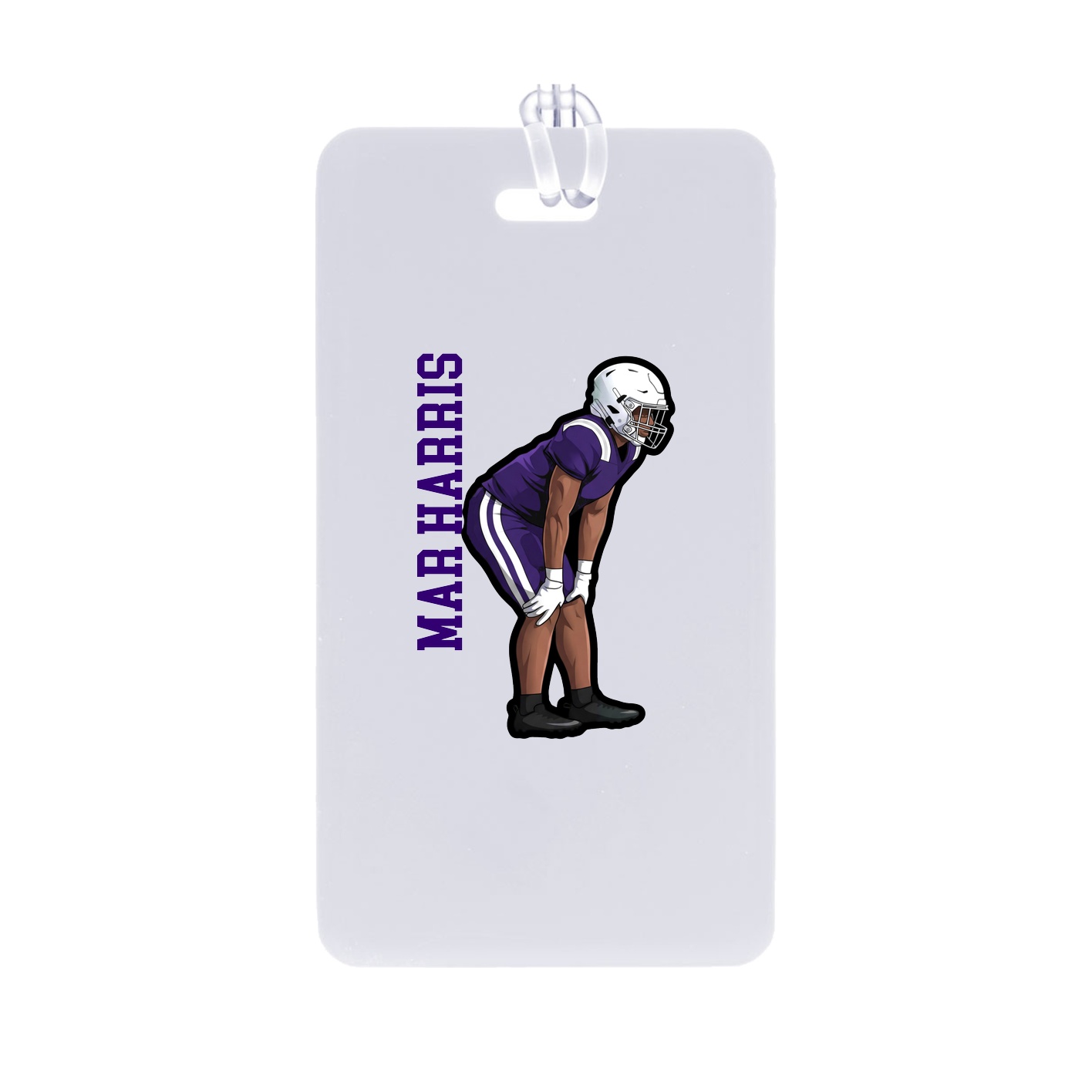 Bag Tag — Name Vertical in Classic