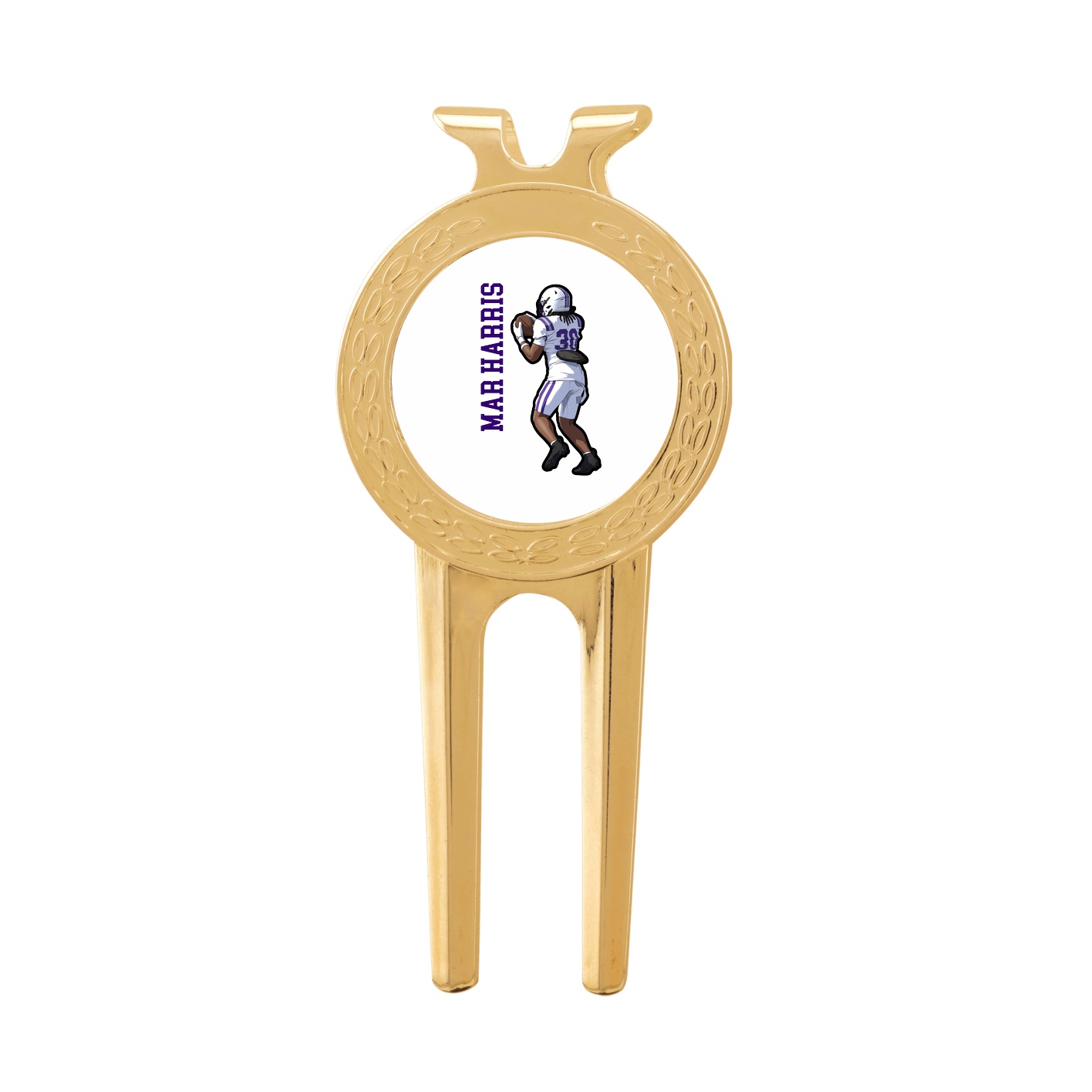 Divot Tool with Ball Marker — Name Vertical in Classic