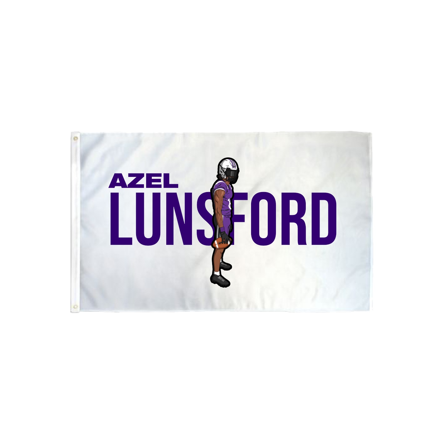 3x5 Flag — Player Name in Classic