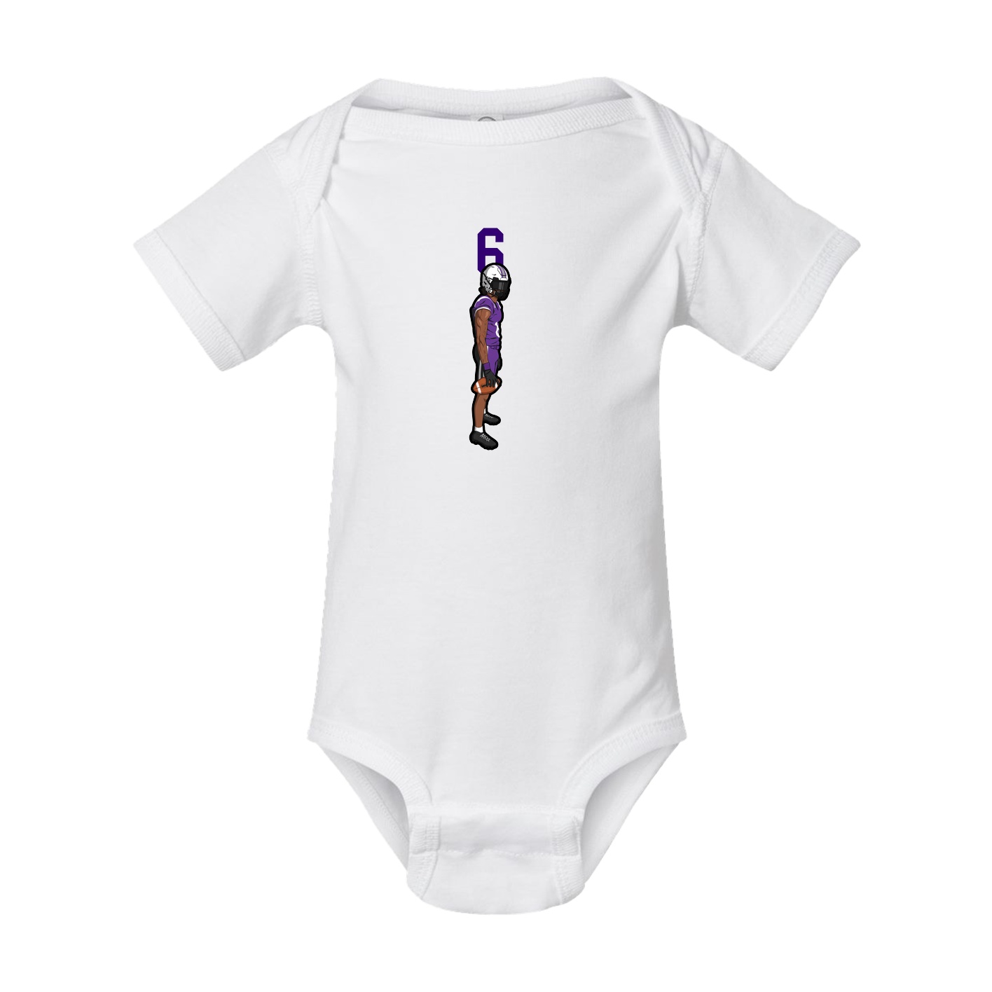 Baby Onesie — Number Top in White