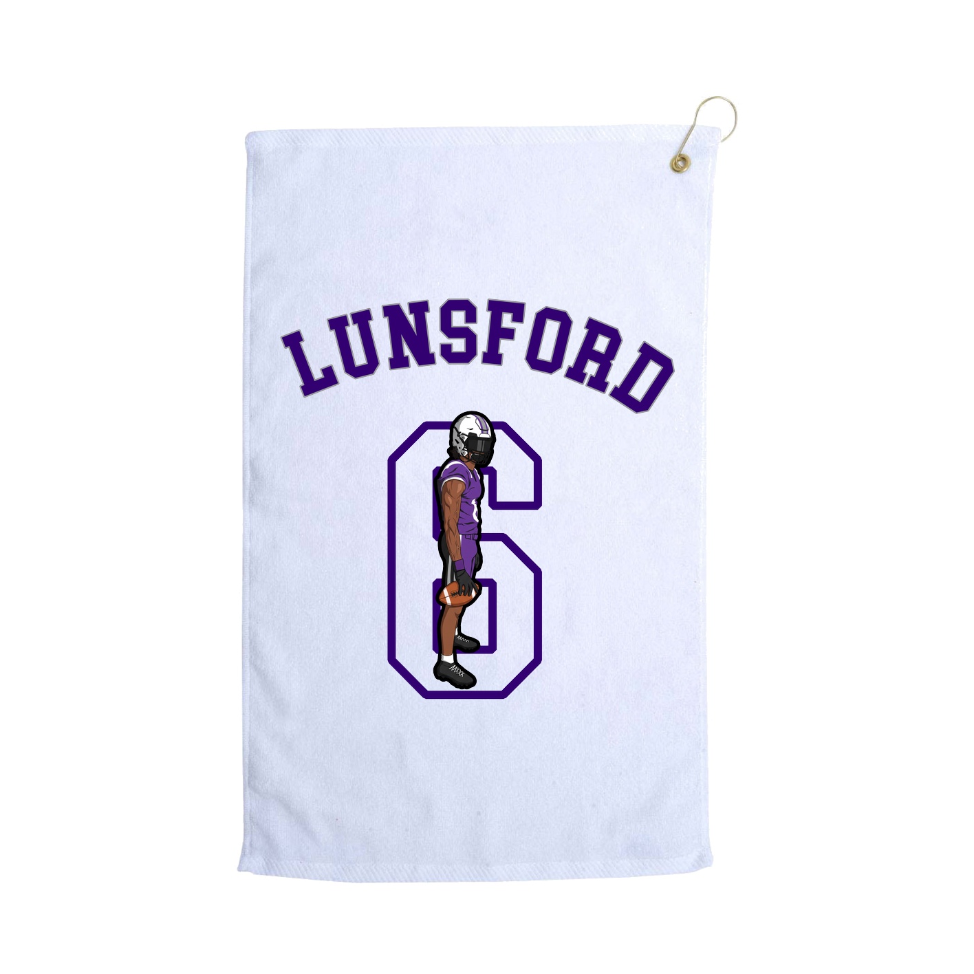 Golf Towel — Shirsey Arch in White